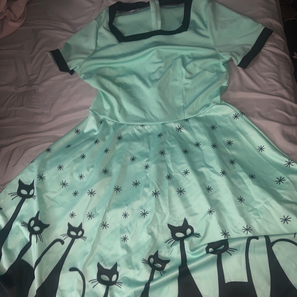 Dresses Blue Cat Dress Poshmark